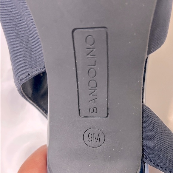 Bandolino Classic Black Peep-Toe Heels - Picture 6 of 7